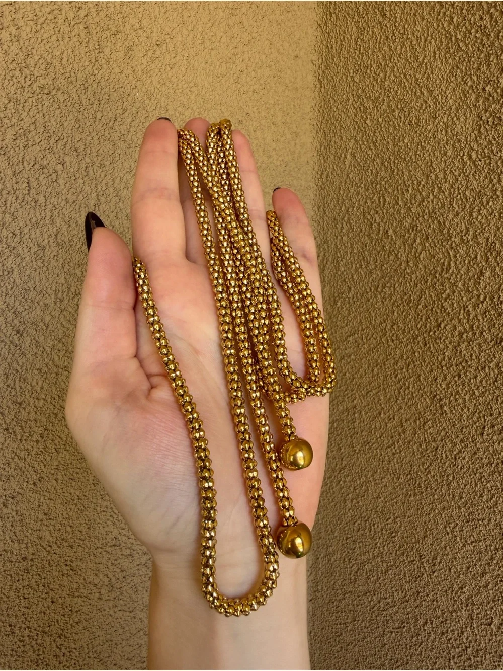 Multi Style Gold Wrap Necklace 18k gold plated - Picture 6 of 8